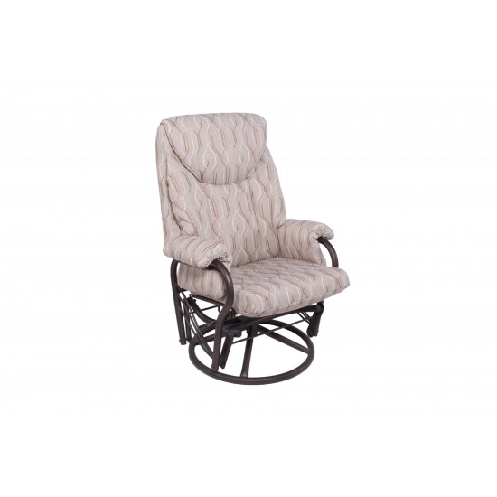 Chaise bercante, pivotante et inclinable 03 (3950/Cascade084)